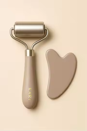 KARI Beauty Ice Roller and Gua Sha Ritual Kit